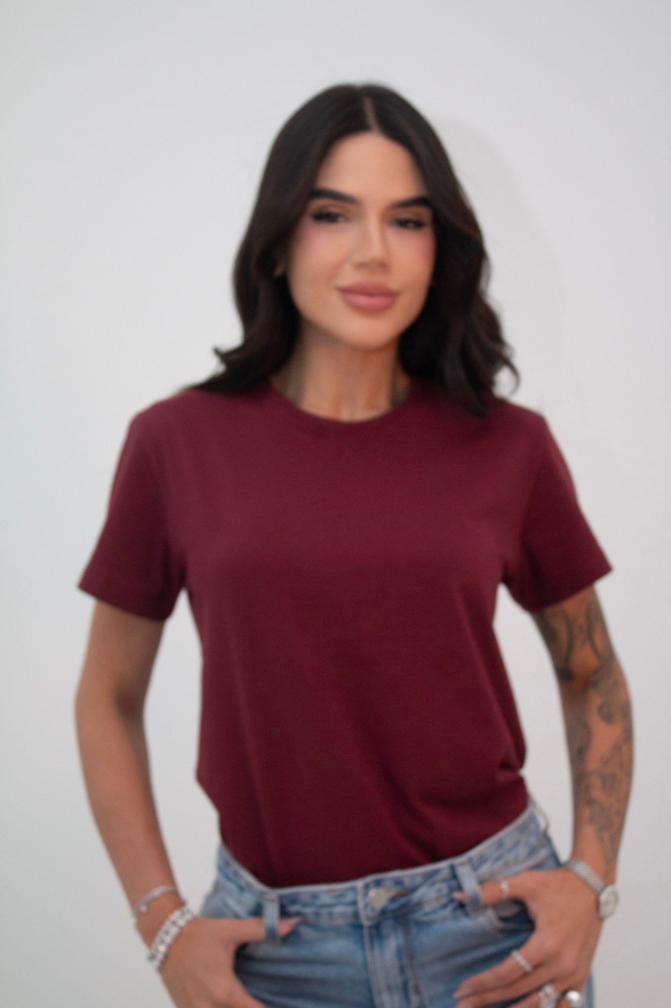 T-Shirt Algodão Egípcio Feminina