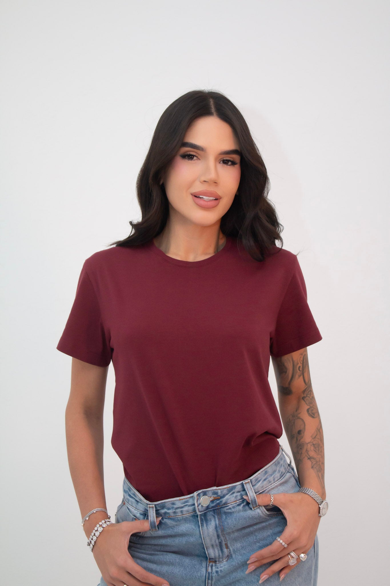 T-Shirt Algodão Egípcio Feminina